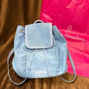 Vera Bradley Preppy Poly Backpack in Sky Blue